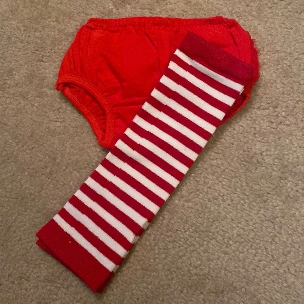Ruffle Diaper Cover & Leg Warmer Set